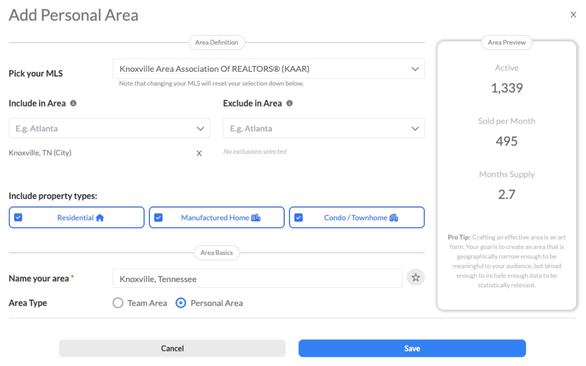 Custom_Area_AreaPro Set custom areas with AreaPro